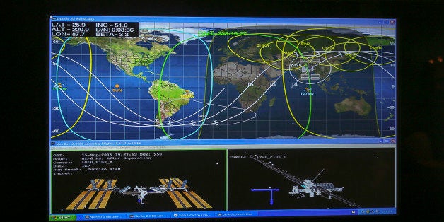 HOUSTON, TX - SEPTEMBER 15: Mission Contol Center at Lyndon B. Johnson Space Center on September 15, 2015 in Houston, Texas.
