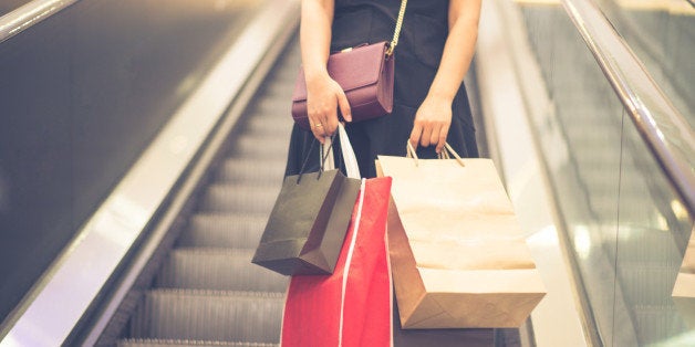 Shopping bags in the mall