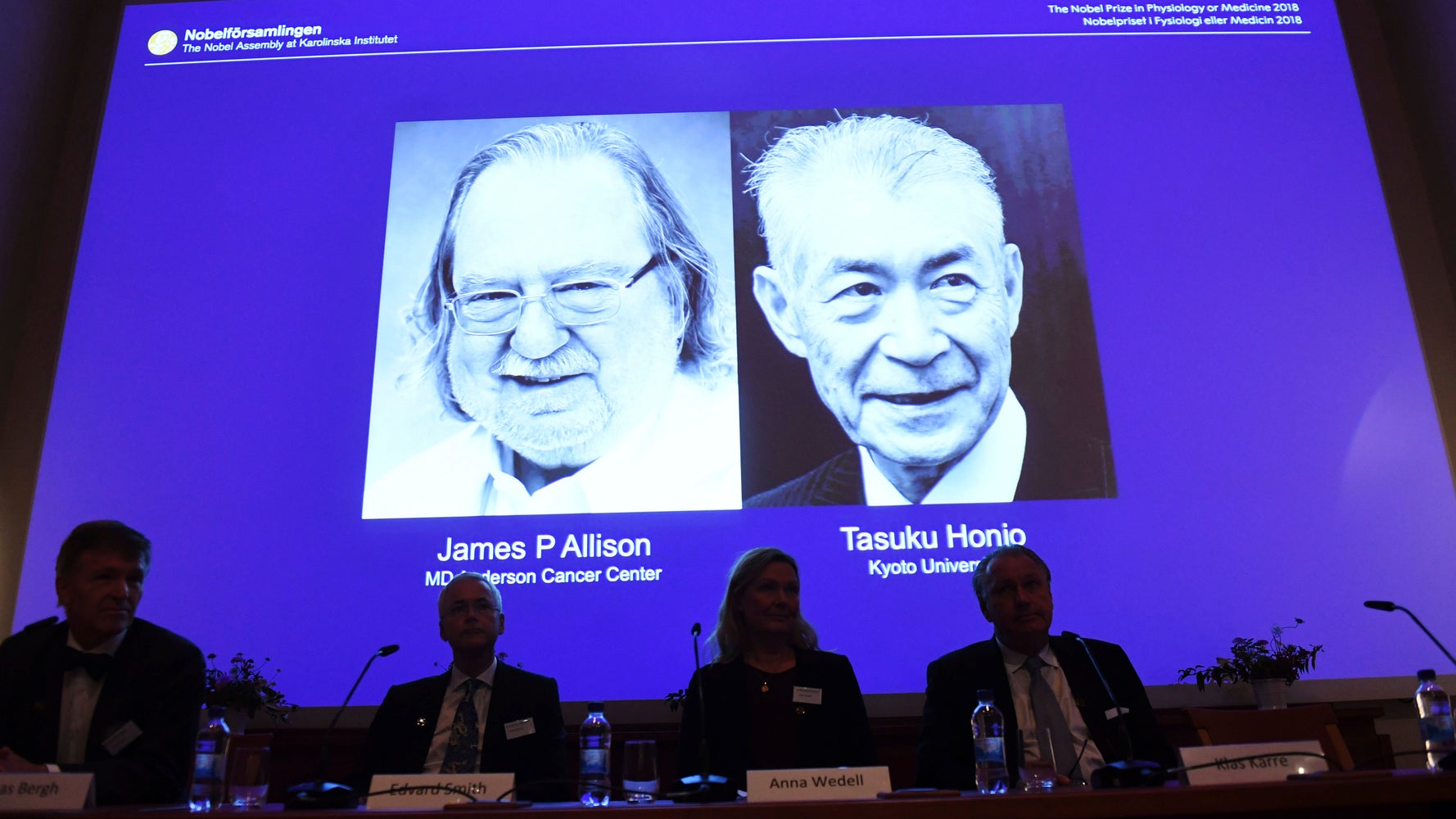 James P Allison And Tasuku Honjo Win 18 Nobel Prize In Physiology Or Medicine Huffpost Health