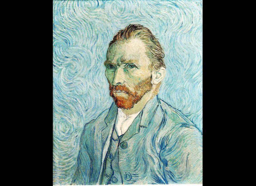 "Self Portrait 1889″ by Vincent van Gogh 