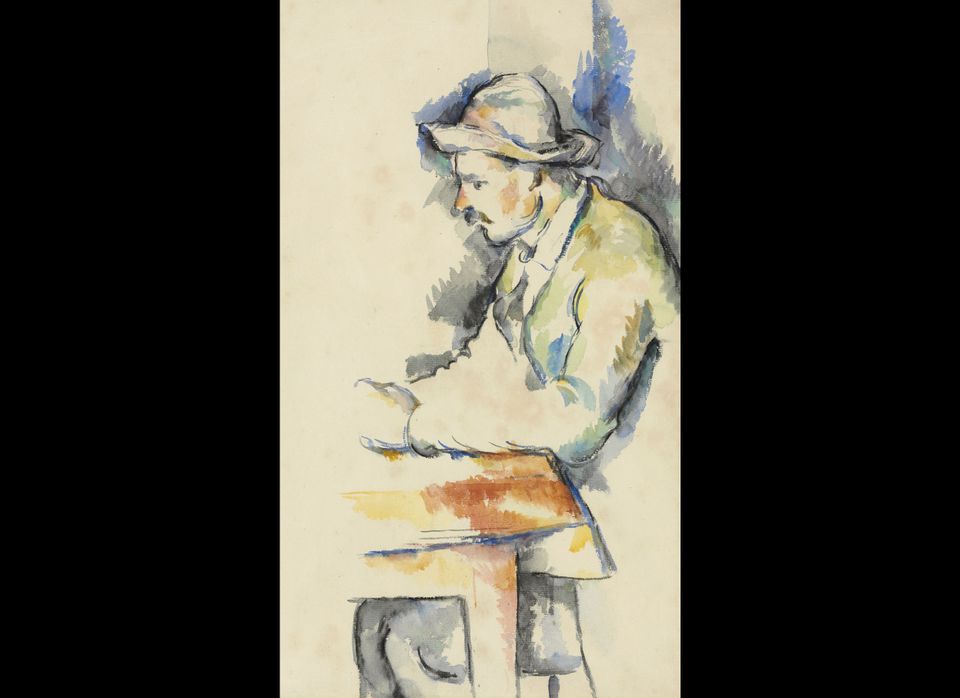 Cezanne Sketch For Card Players