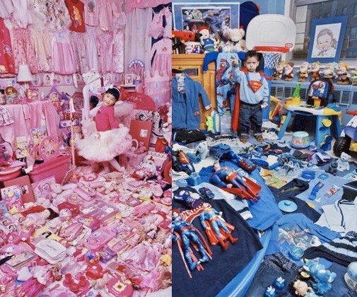 JeongMee Yoon: “The Pink and Blue Project” examines the gender-specific  marketing for boys and girls (PHOTOS).