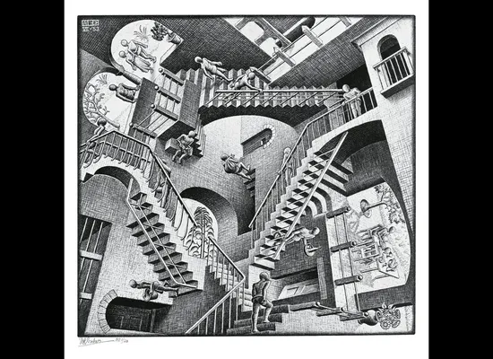 I'm a traveller from Canada. What in the MC Escher?? Found in Schaumburg, IL  : r/bizarrebuildings