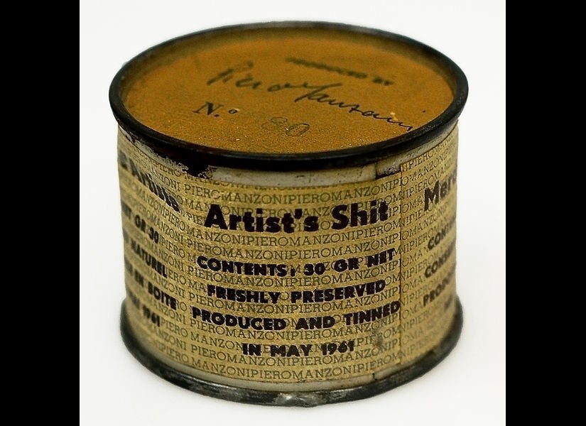 Piero Manzoni Poops In A Can