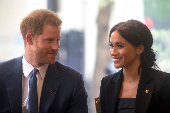 The Duke and Duchess of Sussex at the WellChild Awards on Sept. 4 in London. 