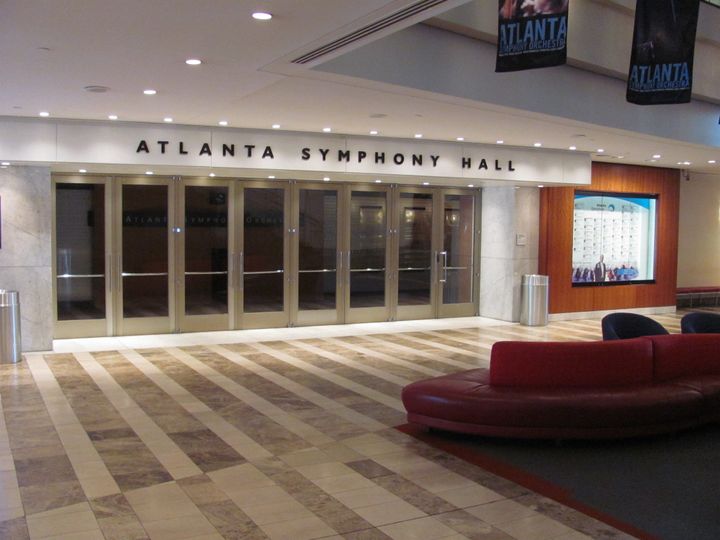 Description 1 Atlanta Symphony Hall lobby, Midtown Atlanta Georgia, May 2010 | Source | Author John Phelan | Date 2010-05-21 | Permission ... 