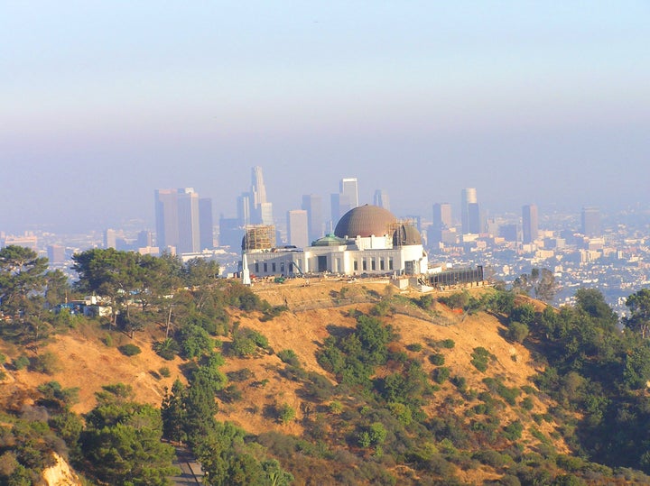 griffith observatory and la...