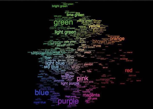 Color Test Luminoso S Xkcd Survey Presents Different Hues For Men And Women Huffpost