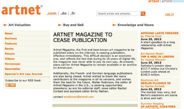 artnet Magazine