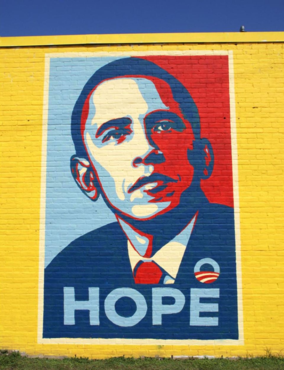 Obama Mural Defaced