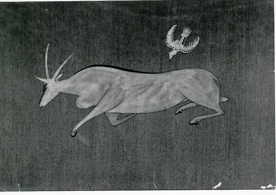 JH Pierneef: Eland And Bird (1961)