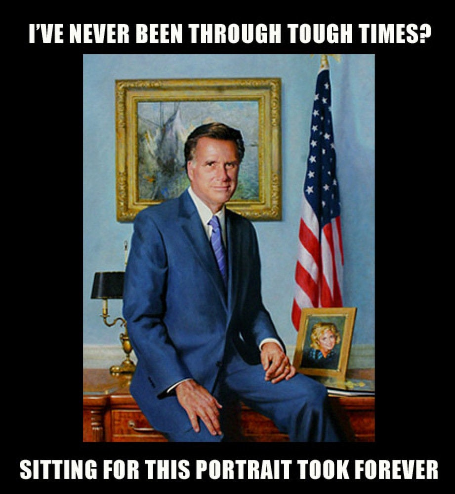 Mitt Romney's Portrait Within a Portrait