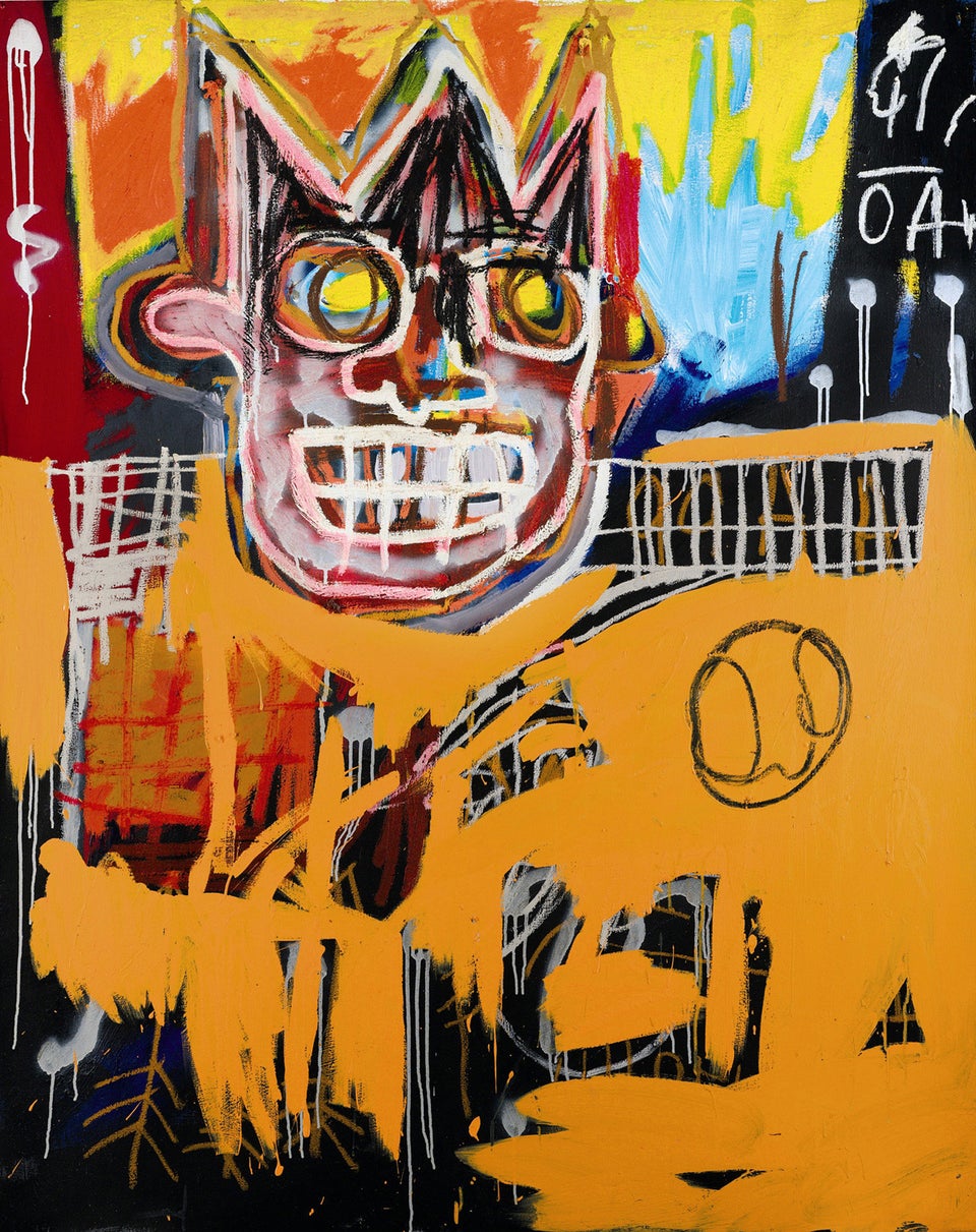 basquiat orange sports figure