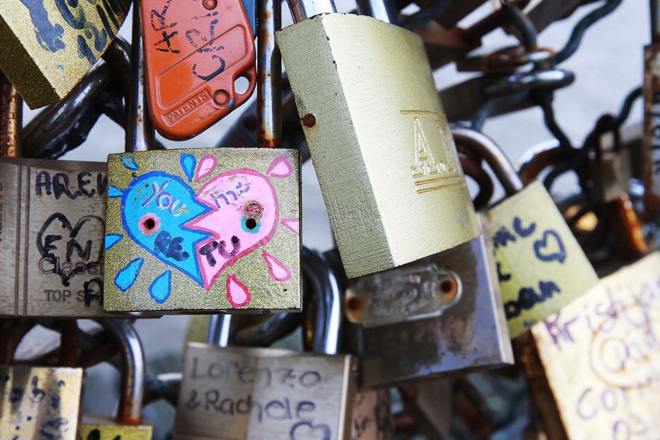 Le Pont Des Arts And The Love Padlocks In Paris