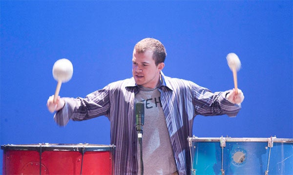 Oboist Stuart Breczinski at the Bang on a Can Summer Festival @ MASS MoCA, 2011