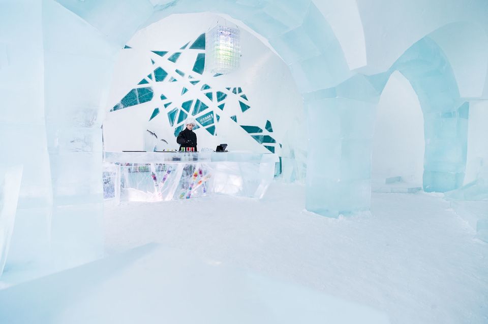 ICEHOTEL in Jukkasjarvi, Sweden