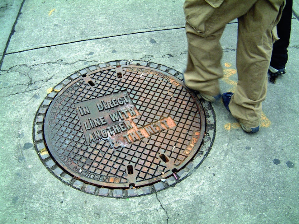 NYC MANHOLE COVERS, LAWRENCE WEINER