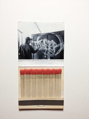 Matchbook Art Joseph Martinez Paints Miniature Masterpieces On Tiny Canvases Huffpost