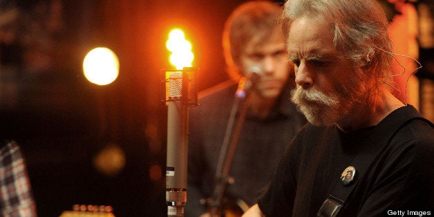 SAN RAFAEL, CA - MARCH 24: Bob Weir of Furthur and The Grateful Dead performs during the Yahoo! Music Presents 'The Bridge Session' sponsored by Headcount at TRI Studios on March 24, 2012 in San Rafael, California. (Photo by C Flanigan/Getty Images)