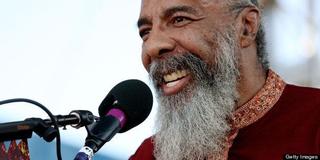 NEWPORT, RI - AUGUST 01: Richie Havens performs during Day 3 of the Newport Folk Festival at Fort Adams State Park on August 1 in Newport, Rhode Island. (Photo by Douglas Mason/Getty Images)