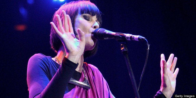 JAKARTA, INDONESIA - MARCH 04: Corinne Drewery of Swing Out Sister performs on stage during the Java Jazz Festival on March 4, 2012 in Jakarta, Indonesia. (Photo by Leonard Adam/Getty Images)