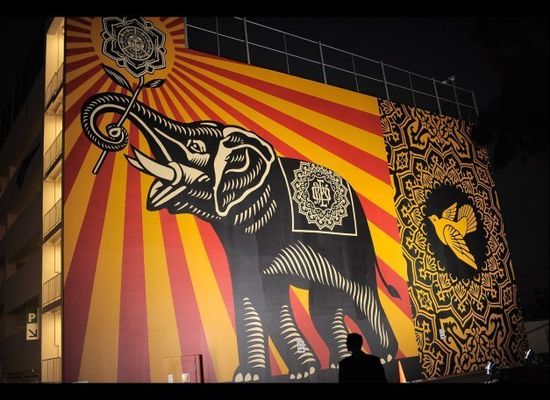 obey art elephant