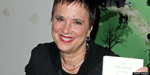 NEW YORK, NY - APRIL 30: Author Eve Ensler promotes 'In The Body Of The World' during her Book Launch at The Powerhouse Arena on April 30, 2013 in the Brooklyn borough of New York City. (Photo by Steve Mack/Getty Images)