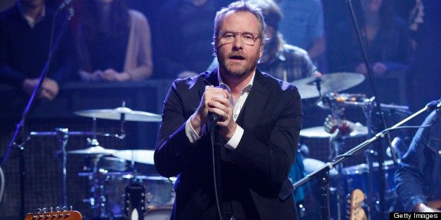 LATE NIGHT WITH JIMMY FALLON -- Episode 822 -- Pictured: Matt Berninger of musical guest The National performs on April 25, 2013 -- (Photo by: Lloyd Bishop/NBC/NBCU Photo Bank via Getty Images)
