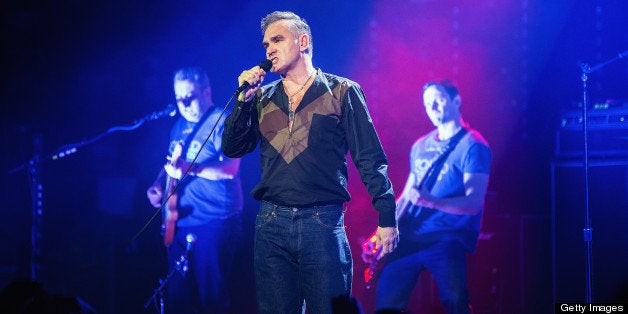 SEATTLE, WA - MARCH 06: Morrissey performs at The Moore Theater on March 6, 2013 in Seattle, Washington. (Photo by Mat Hayw