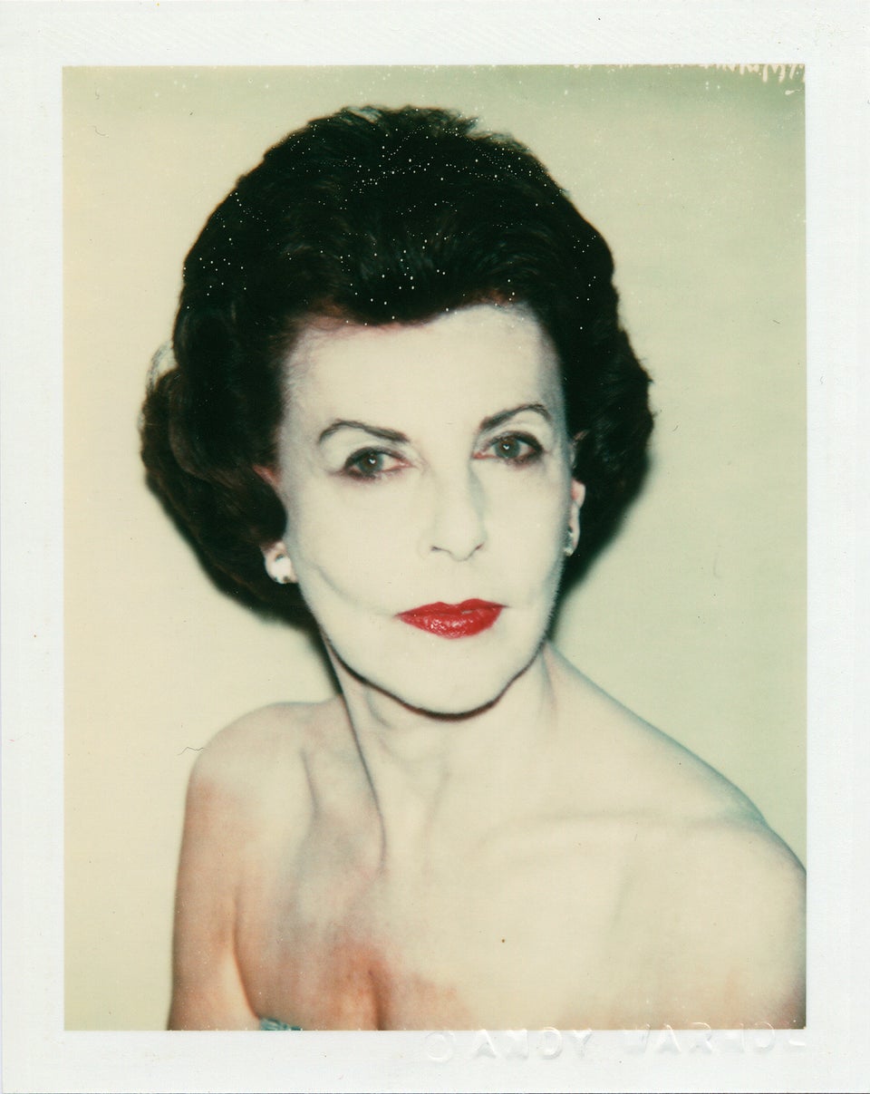 Andy Warhol Emily Landau, 1981 Polaroid Polacolor 2 print 3 3/4 x 2 7/8 in....