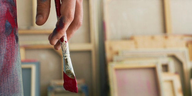 Artist in His Studio