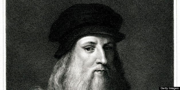 Engraving From 1834 Featuring The Italian Renaissance Painter And Scientist, Leonardo Da Vinci.