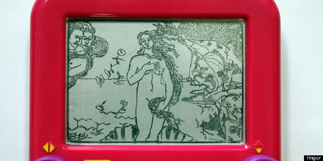 Artist uses Etch A Sketch to create amazing drawings | CNN