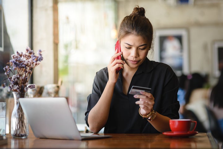 Ask your bank to change account ownership to one name.