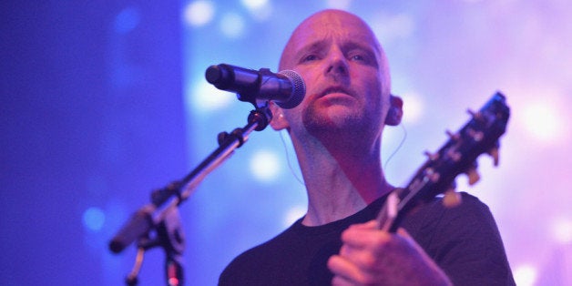 HOLLYWOOD, CA - FEBRUARY 26: Musician Moby performs at Global Green USA's 11th Annual Pre-Oscar party at Avalon on February