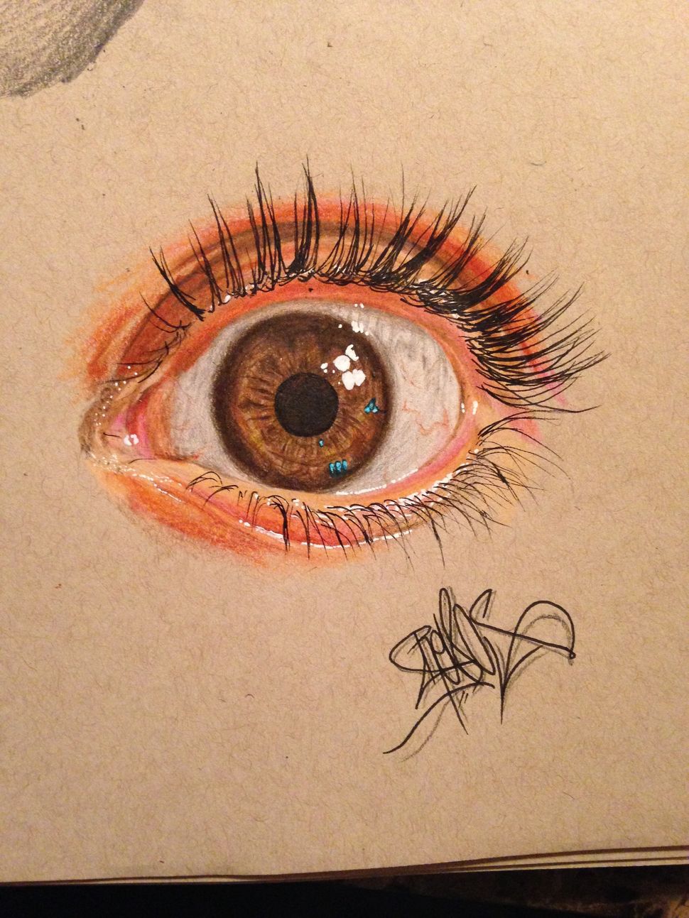 19YearOld Artist Creates Striking Hyperreal Drawings Of Eyes HuffPost