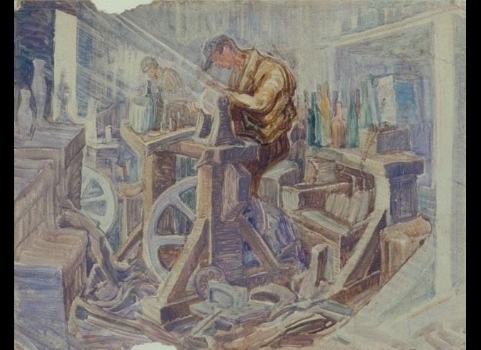 In addition to painting scenes of the religious community, Rynecki also loved to paint everyday life. He was particularly dra