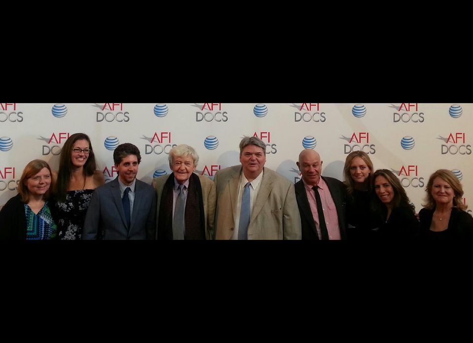 With Hal Holbrook on the red carpet
