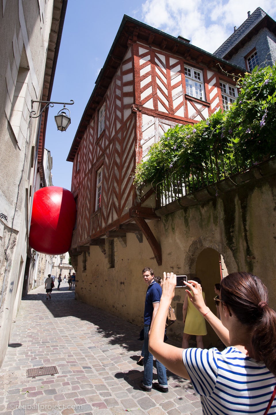 The Giant Red Ball That's Touring The Globe In The Name Of Art