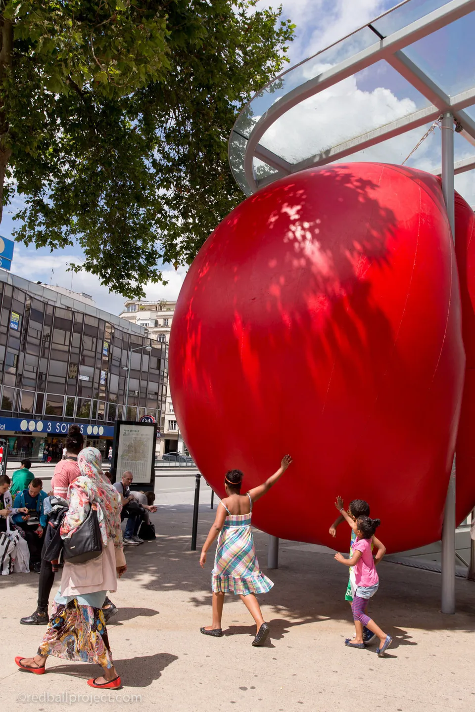 The Giant Red Ball That's Touring The Globe In The Name Of Art