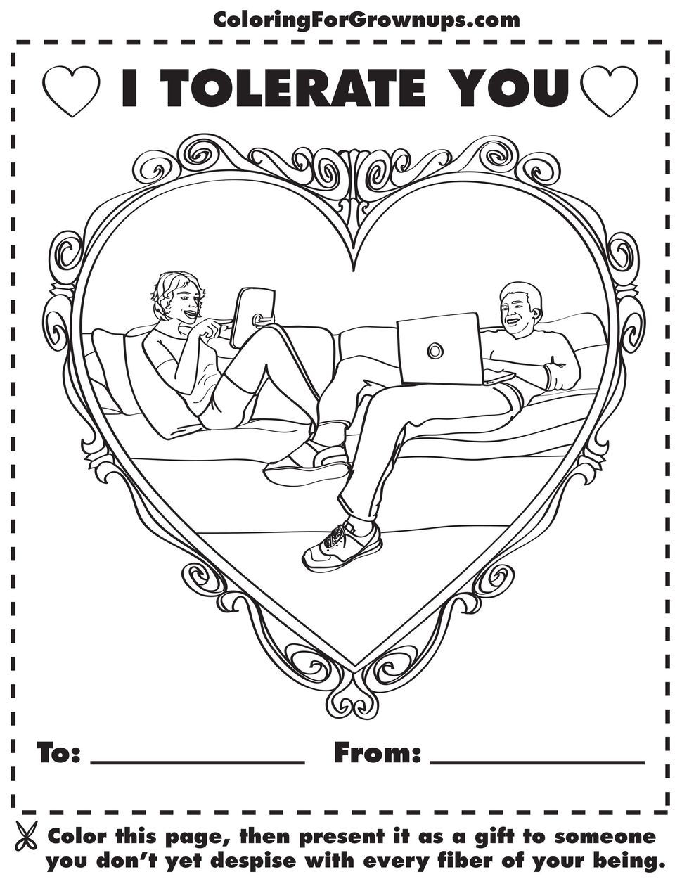 Download A Coloring Book For Grown-Ups Captures The Beautiful Horrors Of Adulthood | HuffPost