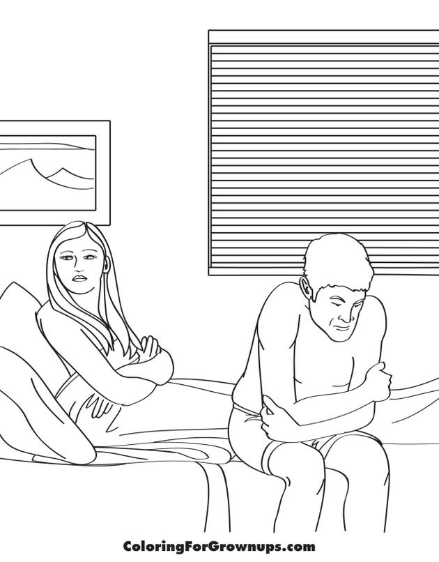 A Coloring Book For Grown Ups Captures The Beautiful Horrors Of Adulthood Huffpost