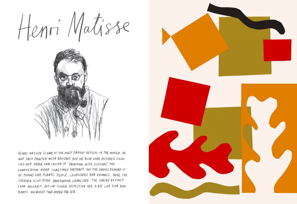 1. Paint with scissors like Matisse