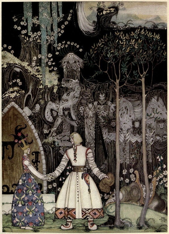 Intricate Scandinavian Fairy Tale Illustrations From 1914 Will Make