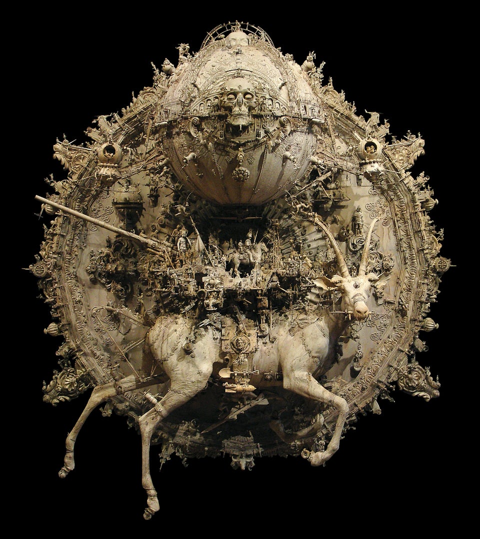 Wildly Intricate Steampunk Sculptures Reveal An Apocalyptic Side