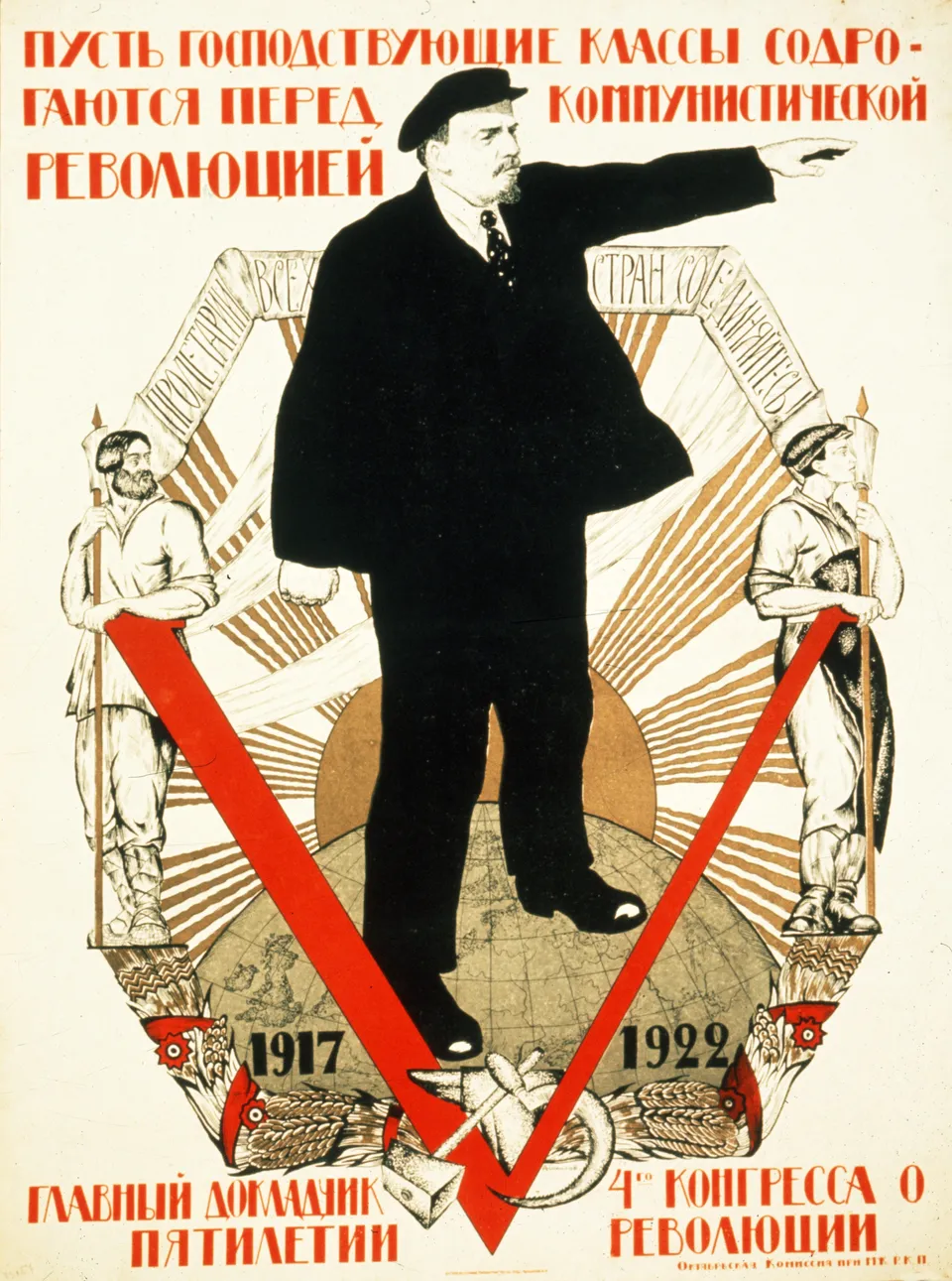 russian revolution propaganda posters lenin