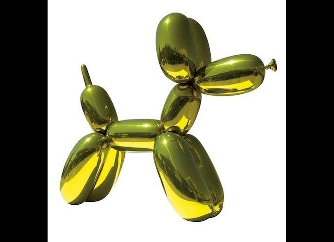 Jeff Koons, "Balloon Dog (Yellow)," 1994 – 2000