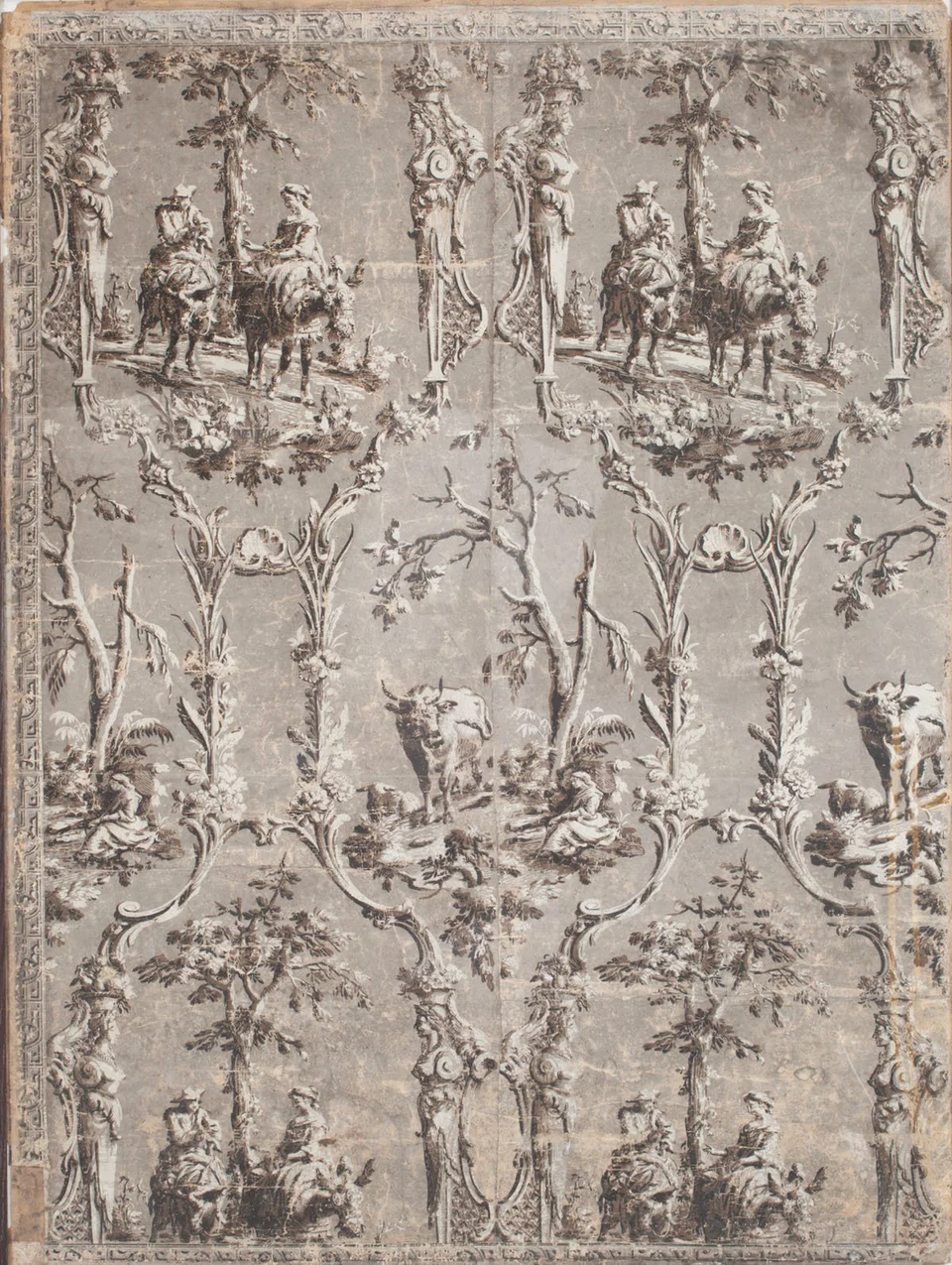 Wallpaper U.W.P.C. of N.A.. , first half of 20th century