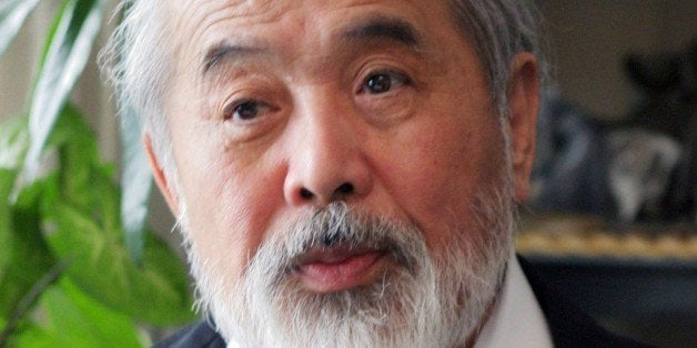This picture, taken on June 3, 2004, shows Japanese industrial designer Kenji Ekuan in Tokyo. Ekuan, who created a classic so