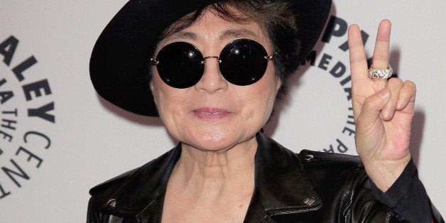 NEW YORK, NY - NOVEMBER 11: Yoko Ono attends the Paley Center For Media Presents: An Evening With Yoko Ono at Paley Center For Media on November 11, 2014 in New York City. (Photo by Randy Brooke/WireImage)